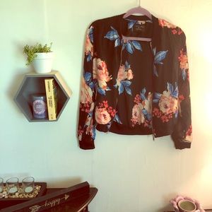 Lightweight Floral Jacket
